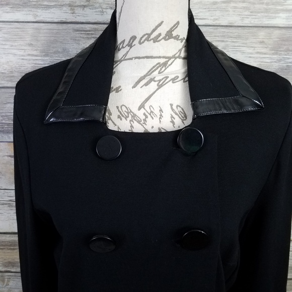 JONES NEW YORK Signature Shiny Trim Jacket Large - Picture 4 of 8